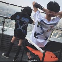 OFF white Tシャツ人気ファッションオフホワイト服コーデ男女兼用爽やかな新作