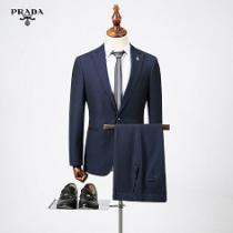 お洒落PRADAプラダスーツメンズ2026人気ファッション通勤スーツ使い勝手カッコイイ新作
