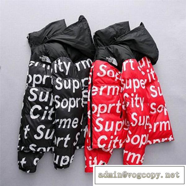 2026秋冬着こなし SUPREME x The North Faceブランドコラボダウンジャケット人気ランキングお洒落防寒性抜群