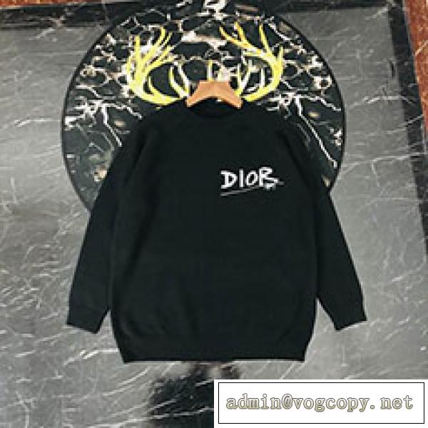 着こなしDIOR AND SHAWN セーター2026秋冬トレンド新作ディオールセーターメンズ上品033M609AT070_C586