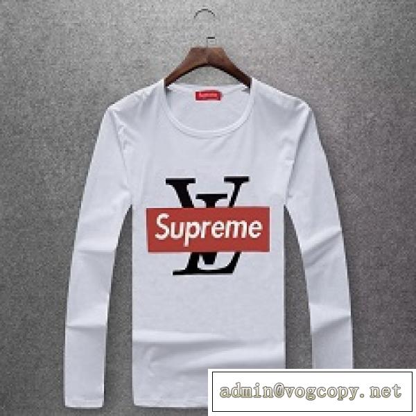 LOUIS VUITTON xSUPREMEコラボ長袖メンズサイズカジュアルウェア2026秋冬コレクション新作