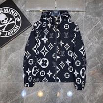 大注目人気LOUIS VUITTON ジャケットおしゃれ2026ルイ ヴィトン秋冬コレクションモノグラムプリント美品