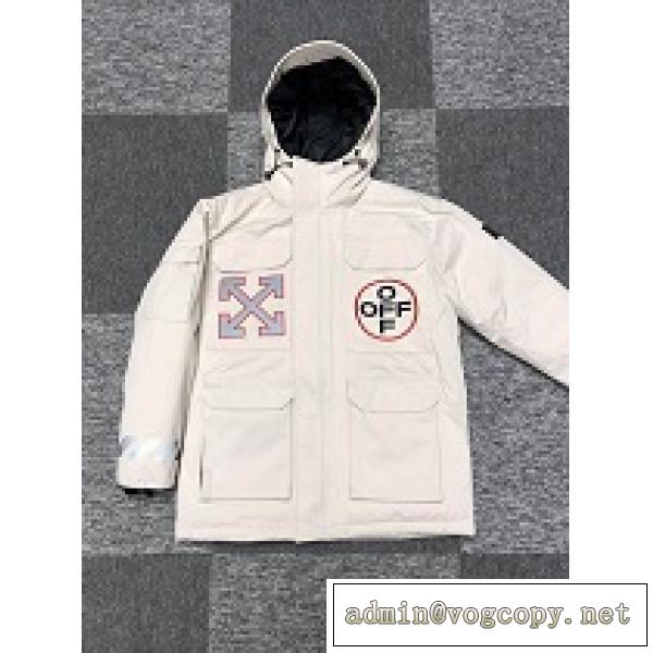 ファッション感が満点Off-White オフホワイト コピー 人気 4色可選 防風性も非常に優れ ダウンジャケット
