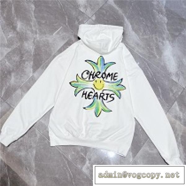今季の激安アイテムCHROME HEARTS クロムハーツ コピー パーカー 3色可選 着回し抜群 ロングシーズン着用可能