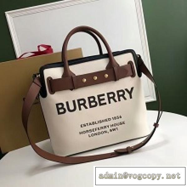 2026BURBERRY バーバリー コピー The Belt キャンバス×レザー ベルトバッグ 大容量で耐久性に優れる上品