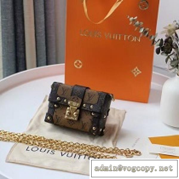 LOUIS VUITTON ルイ ヴィトン コピー エッセンシャル トランク チェーンバッグ MINI プレゼントに最適