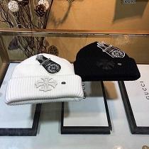 クロムハーツ ニット帽子 人気ランキング 2026年CHROME HEARTS 新作 ファッション 男女兼用 ブラック ホワイト キャップ