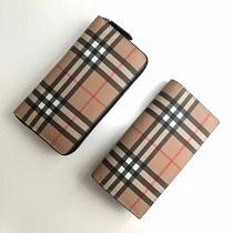 2026年新品BURBERRY バーバリー コピー 財布 長さ 牛革 バーバリーチェックのデザイン プレゼントに最適