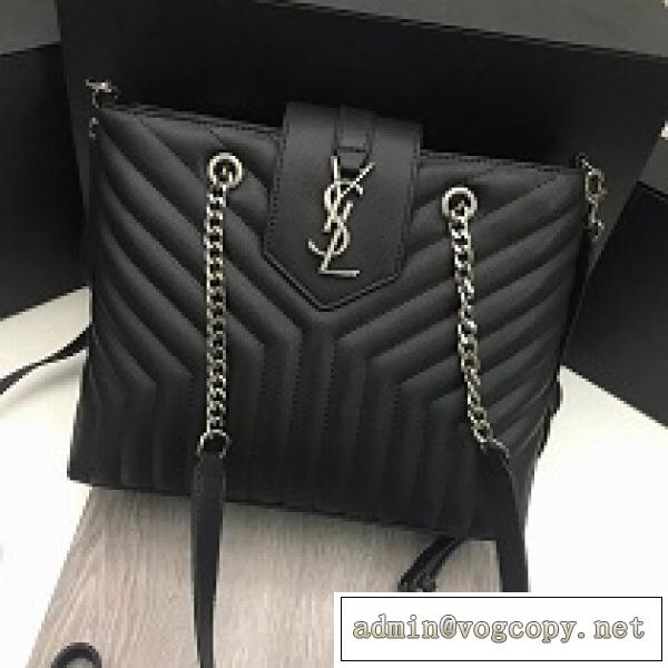 【最新版】Saint Laurent ハンドバッグ 高級レザー製 サンローラン スーパーコピー A4サイズ収納可能 チェーンバッグ