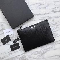 男性おすすめSaint Laurent クラッチバッグ メンズ ファッション 収納性抜群 YSL コピー ビジネスバッグ 高級感