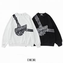 かっこよくきまる激安新作 DIOR ディオール 服 メンズ パーカー プリント お洒落感が溢れる ペアルック