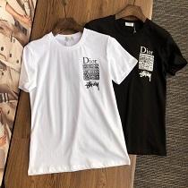 只今セール中 DIOR ディオール Tシャツ 安心品質仕上がり 春夏魅力的コーデスタイル ブラック ホワイト