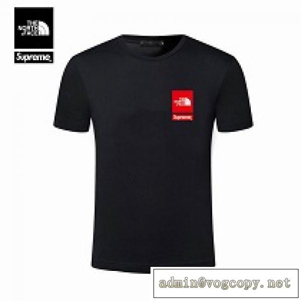 SUPREME×The North Face シュプリーム 激安 Tシャツ 半袖 2026即旬な装いに 丸首 夏のフレッシュな気分