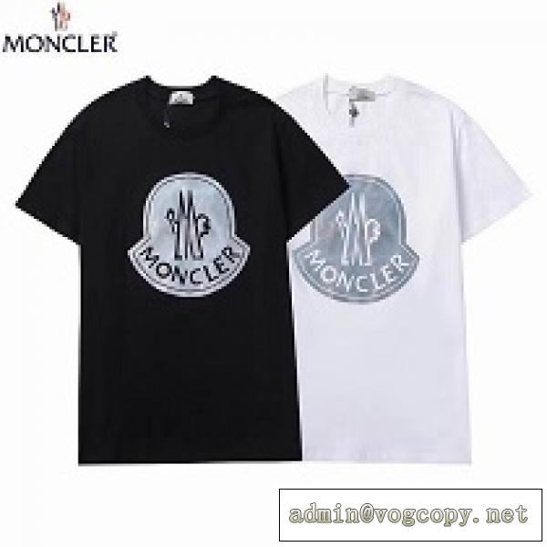 当店人気のMONCLER モンクレール コピー 半袖 Tシャツ しっかりした厚手の肌触り 高級な光沢感 男女兼用