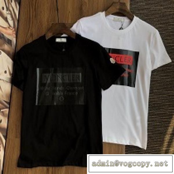 MONCLER モンクレール 半袖 アメカジTシャツ 丸首 ファッション感が満点 抵抗なくオシャレを楽しむ新品