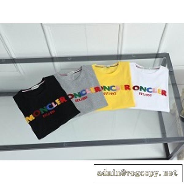 2026春夏着こなし方おすすめMONCLER モンクレール 人気ランキング 半袖/Tシャツ 素肌に馴染み 4色展開
