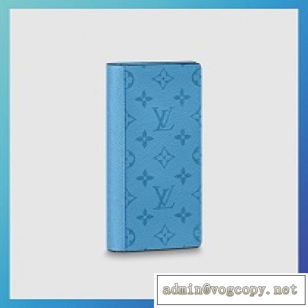 LOUIS VUITTON ルイ ヴィトン 長 財布 コピー ブルー モノグラム柄 洗練されたスタイリッシュさ レディース