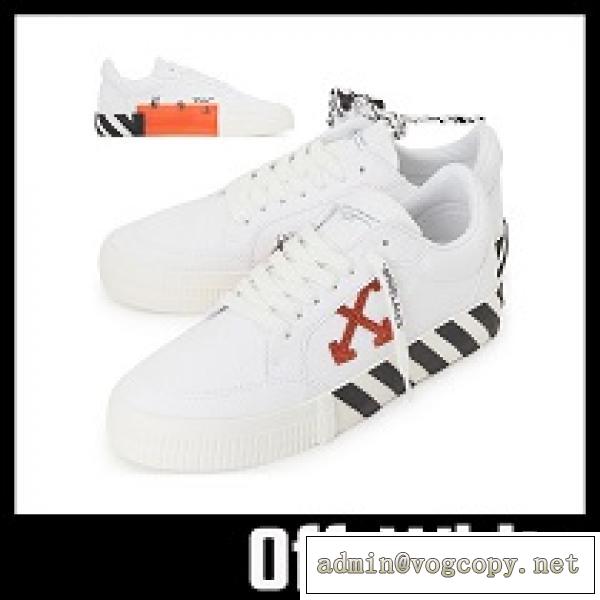 新作人気Off-White オフホワイト コピー 2026トレンド シンプルな LOW VULCANIZED スニーカー ホワイト