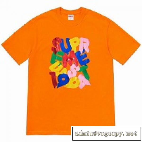 2026年春夏コレクション SUPREME T シャツ コピー クルーネック 素肌に馴染み 鮮やかなカラー 男女兼用
