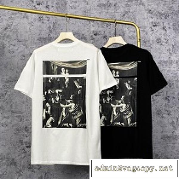 2026夏新たなアイテムOff-White オフホワイト Tシャツ コピー 半袖 ペインティング 着れてお洒落に魅せれ