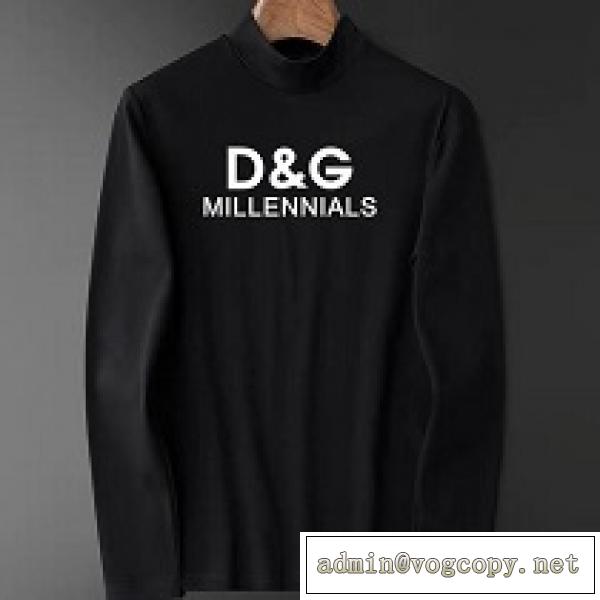2026今季着回し抜群 ドルチェ & ガッバーナ 偽物 長袖Tシャツ モックネック シンプルなデザイン インナー