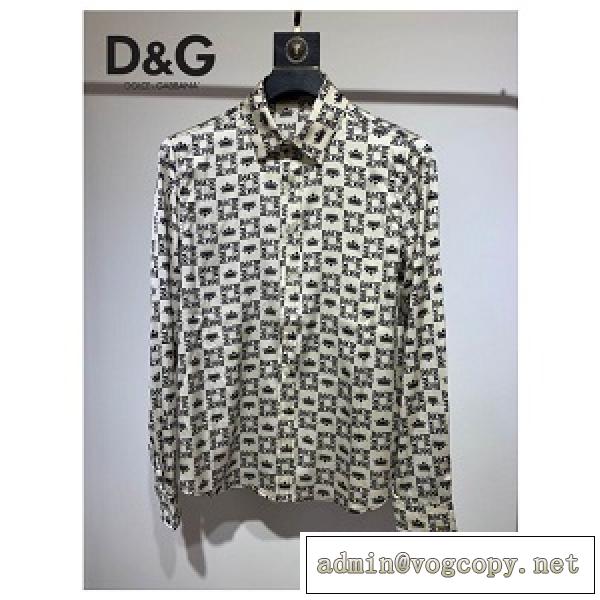 Dolce&Gabbana ドルチェ シャツ コピー 長袖 シャツ 春夏にピッタリ 紫外線をカット レトロなルック