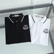 おすすめ春夏人気ブランド紹介 MONCLER モンクレール コピー 品 メンズ 襟付き 半袖Tシャツ パイピング