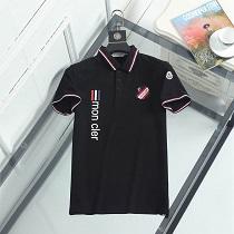 MONCLER スーパーコピー モンクレール 半袖ポロシャツ 夏物 ゆったりきれいめスタイル新品 2色選択可能