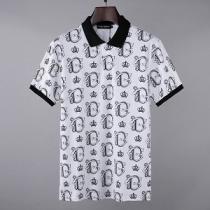 Dolce&Gabbana2026新作 ドルチェ 半袖 コピー ポロシャツ メンズ ロゴプリント 通気性と速乾性が優れ