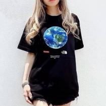2026年大好評のSUPREME×The North Face コピー シュプリーム 半袖Tシャツ 「One World」 男女兼用