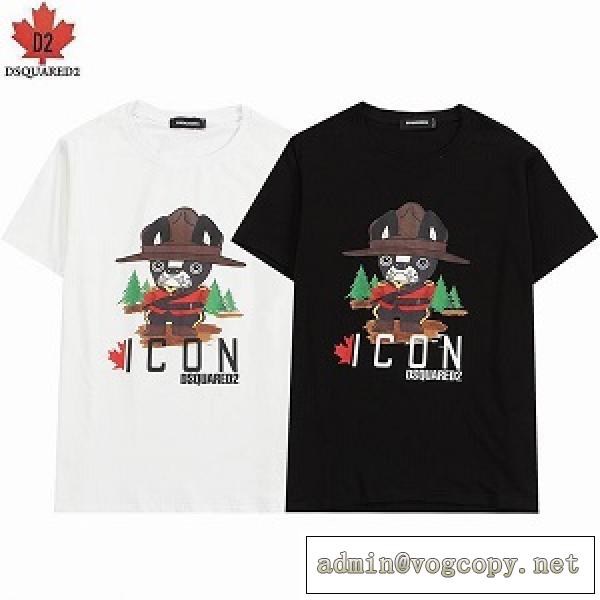 DSQUARED2 ディースクエアード tシャツ コピー アメカジ メンズ プリント 今買って春夏で履ける!