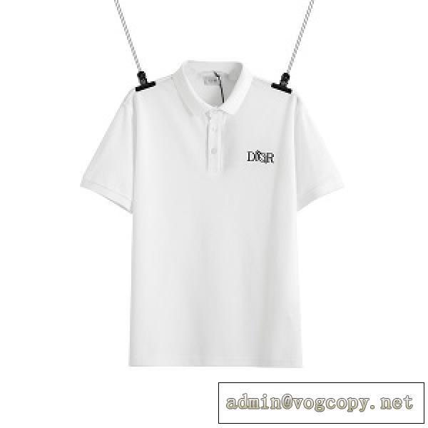 2026年リニューアルバージョン入荷 DIOR コピー 半袖Tシャツ 襟付き シンプルでクリーンなルックス