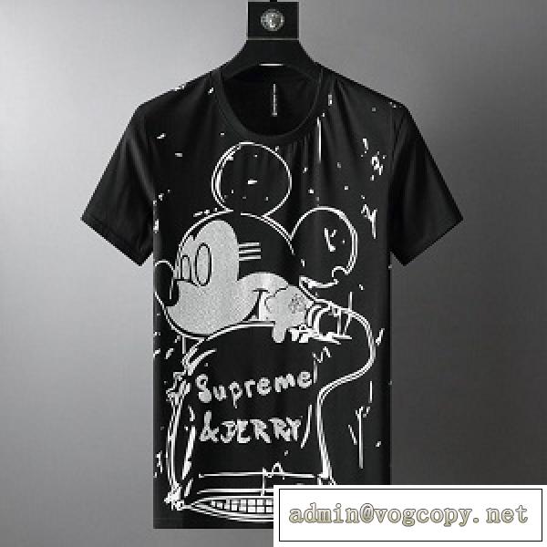 SUPREME コピー シュプリーム Tシャツ 半袖 今の時季から活躍してくれる 着回し力の高い 2色可選