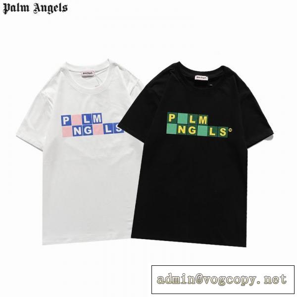 PalmAngels パームエンジェルス tシャツ 偽物 半袖 ユニセックス ロゴプリント 夏に欠けない一品
