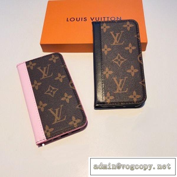 しっかり保護するLOUIS VUITTON ヴィトン モノグラム コピー スマホケース手帳型 本革 ポケット付き iphone12