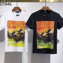 オールシーズン活躍度満点 DSQUARED2 ディースクエアード 通販 メンズ 半袖プリントTシャツ エルク