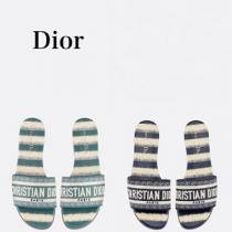 21SS魅力的な新作 DIOR ディオール サンダル コピー ドウェイスライド 夏らしいシューズ 2色可選
