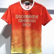 DSQUARED2 ディースクエアード偽物 Tシャツ 半袖 メンズ アクチィブな...