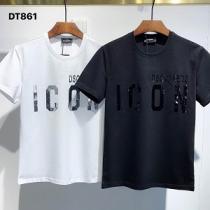 王道のTシャツおすすめ DSQUARED2偽物 上品で男性らしい シンプルでクリーンなルックス 2色可選