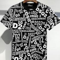 王道のアメカジTシャツおすすめDSQUARED2 ディースクエアード 通販 メンズ 半袖 2色可選 着回し抜群