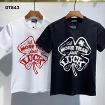 2026夏ファッションおすすめDSQUARED2 ディースクエアード コピー 半袖Tシャツ 4葉のクローバー