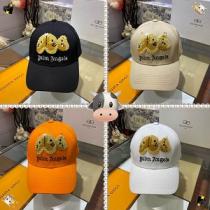 大注目ブランド Palm Angels パーム・エンジェルス 通販 キャップ Kill The Bear プリント 4色展開