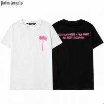 PalmAngels パームエンジェルス 半袖tシャツ 丸首 Palm Tree プリント 男女問わずに馴染みやすい