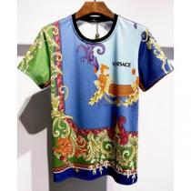 注目される新作 VERSACE ヴェルサーチ メンズ t シャツ 鮮やかなカラー...