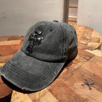 2026年超人気の高品質 CHROME HEARTS クロムハーツ コピー 通販 キャップ ユーズド風 グレー