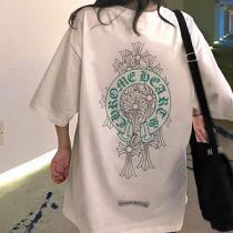 CHROME HEARTS クロムハーツ コピー 半袖tシャツ ユニセックス 夏らしいカラー カッコよく決まる