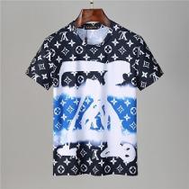 夏にぴったり限定アイテム Louis Vuitton 丸首ネックTシャツ偽物 ドレスアップ効果も抜群 肌触りの着心地が良い