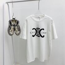 2026SS夏の最新ファッションCELINE セリーヌ Tシャツ偽物 3Dプリン...