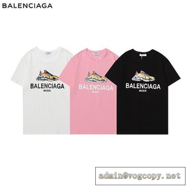 2026夏のトレンドアイテムBALENCIAGA バレンシアガ 半袖 Tシャツコピー 靴のプリント快適で通気性