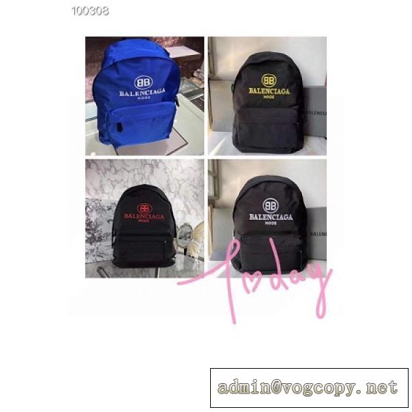 BALENCIAGAバレンシアガリュックコピー ダブルB文字 トラベルバッグ 素敵続くトレンド多色可選